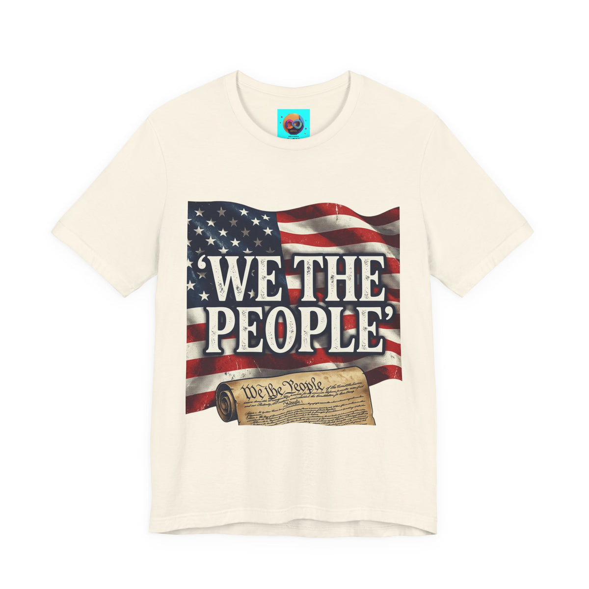 We The People T-Shirt – American Flag & Constitution Graphic Tee