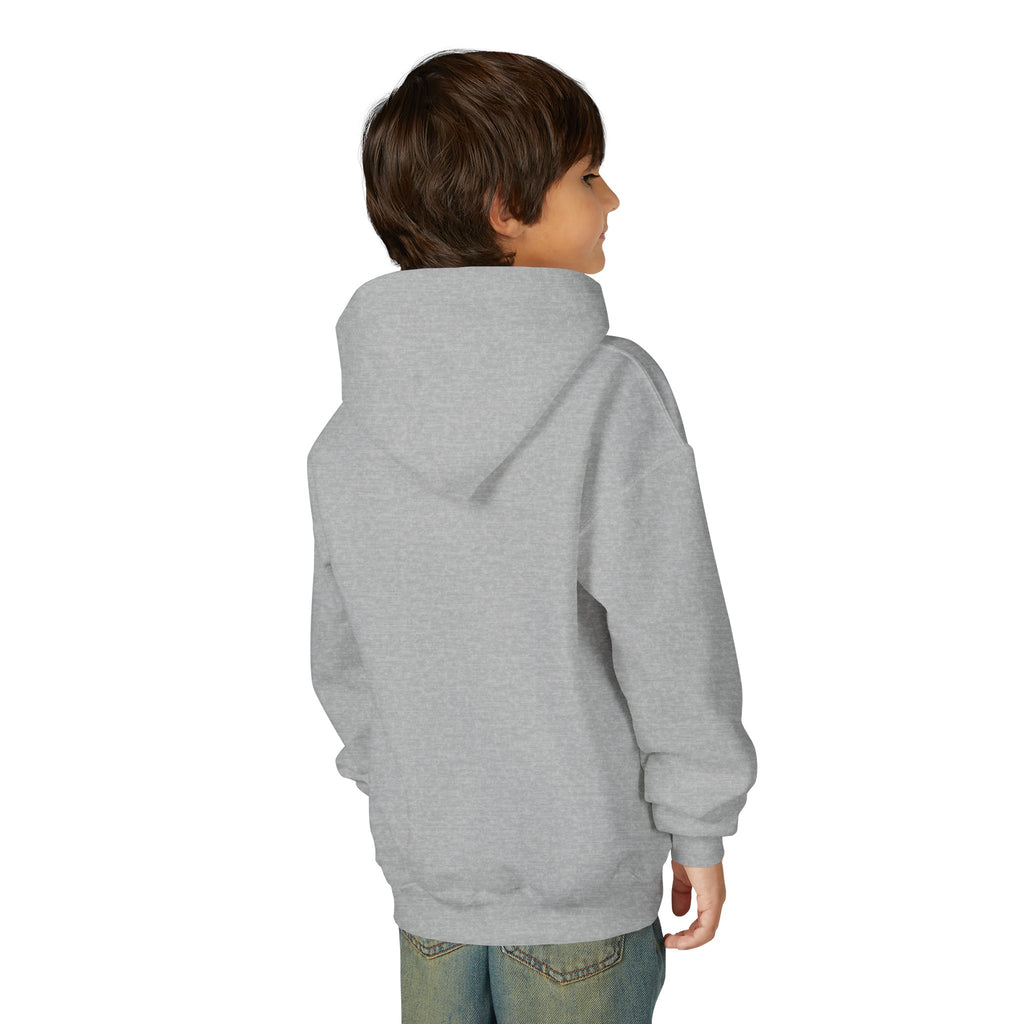 HALLOWEEN Youth Hoodie — Cozy Autumn Cabin Night Illustration