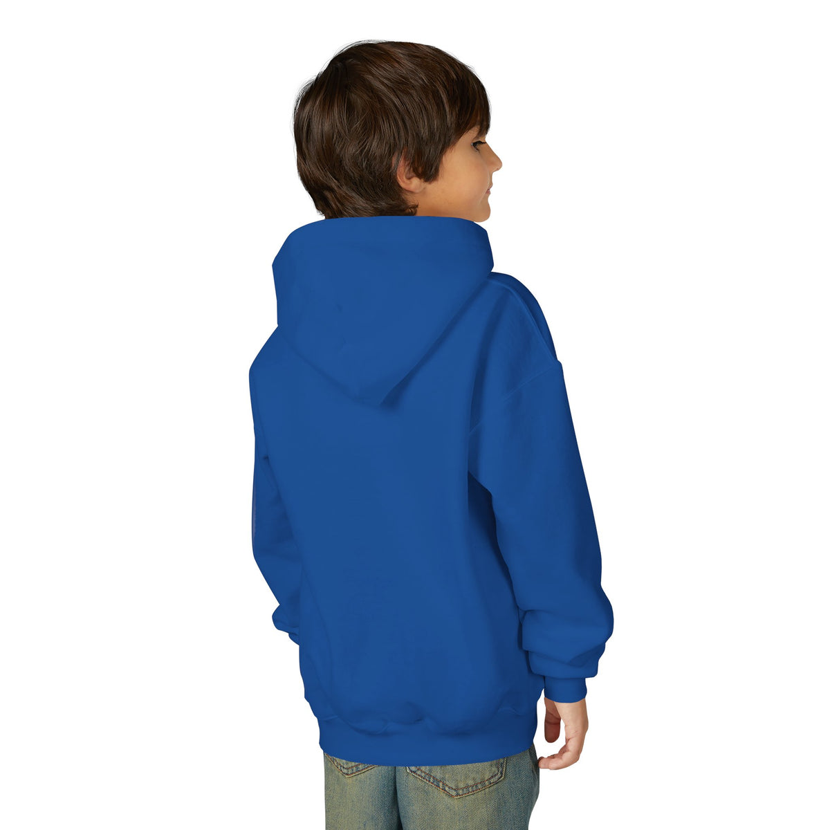 HALLOWEEN Youth Hoodie — Cozy Autumn Cabin Night Illustration
