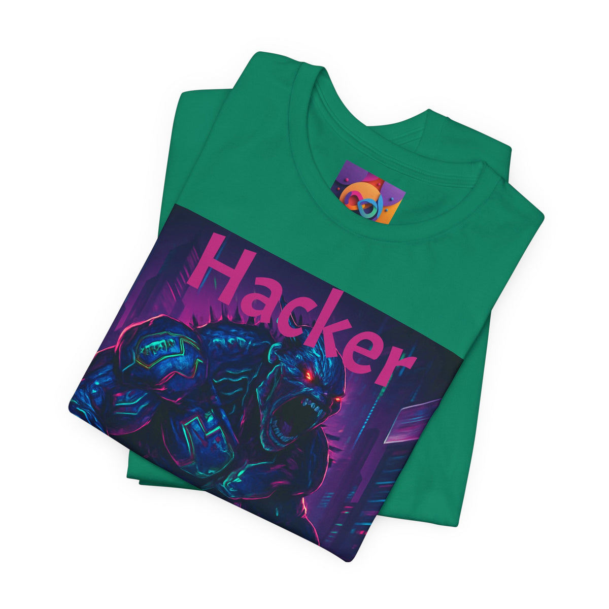 Monster Graphic Tee — '06/28/1971.' Dark Creature Illustration