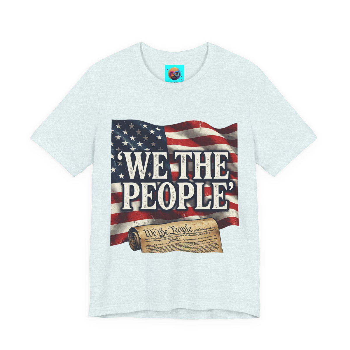 We The People T-Shirt – American Flag & Constitution Graphic Tee