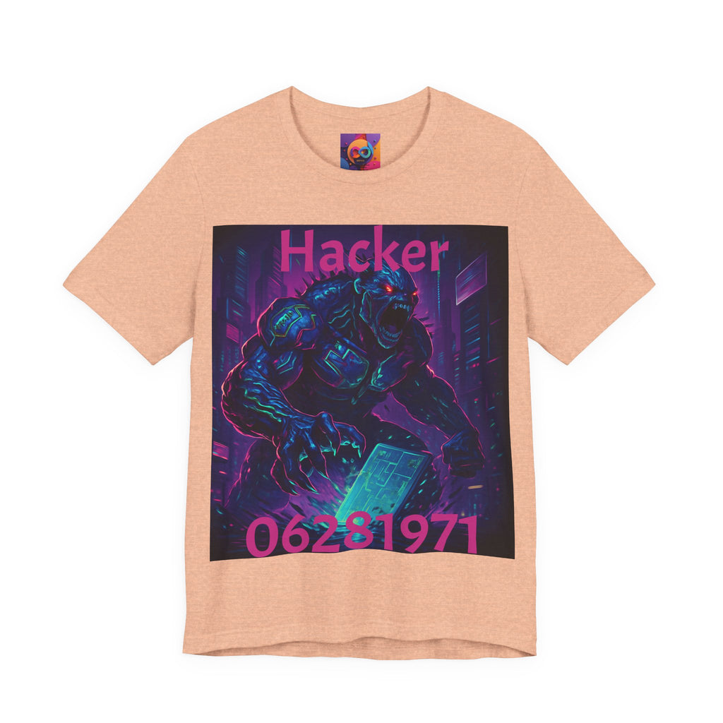 Monster Graphic Tee — '06/28/1971.' Dark Creature Illustration