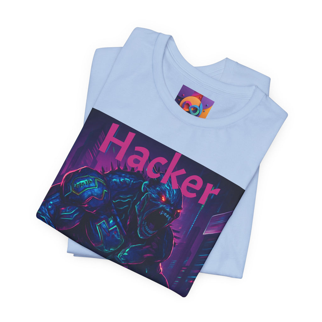 Monster Graphic Tee — '06/28/1971.' Dark Creature Illustration