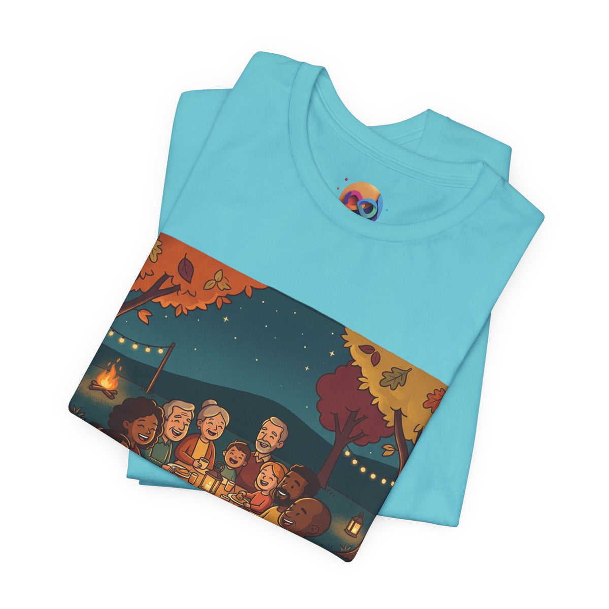 Gather Together T‑Shirt — Cozy Autumn Family Dinner Tee