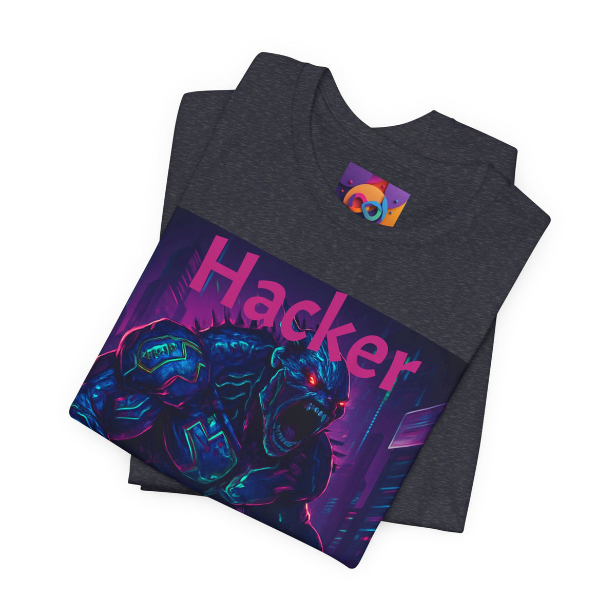 Monster Graphic Tee — '06/28/1971.' Dark Creature Illustration