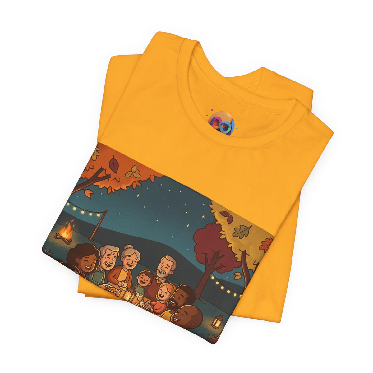 Gather Together T‑Shirt — Cozy Autumn Family Dinner Tee