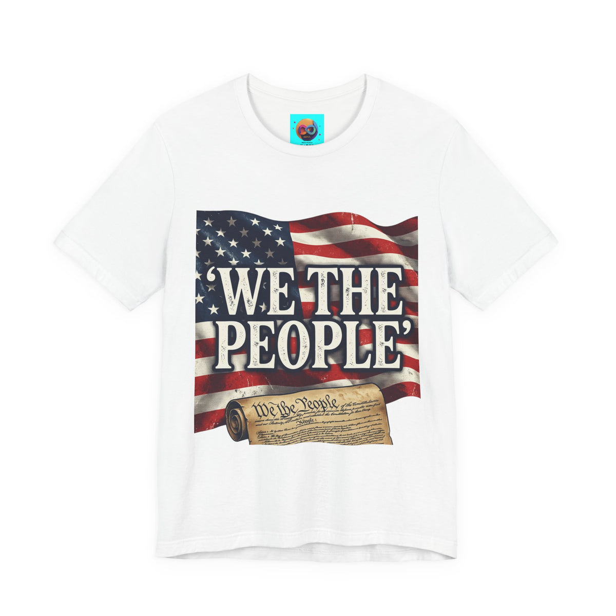 We The People T-Shirt – American Flag & Constitution Graphic Tee