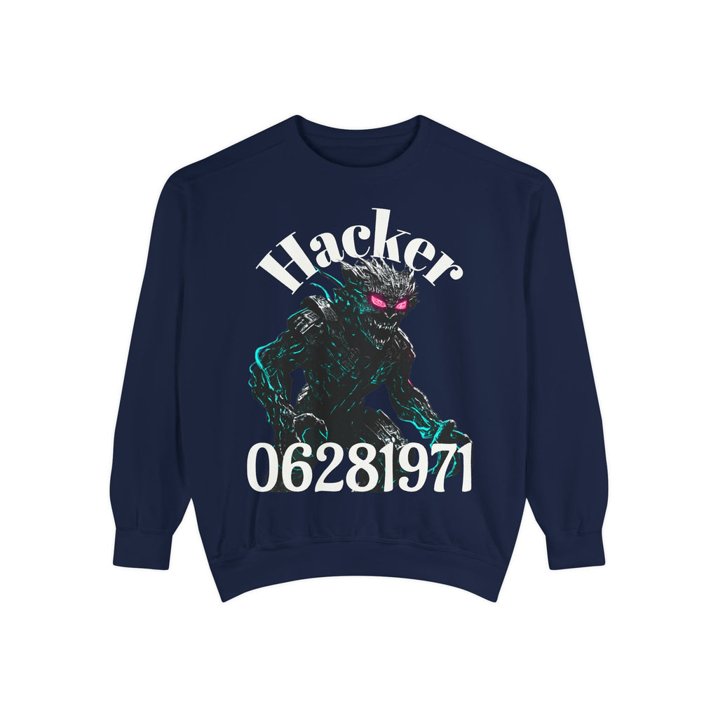 HALLOWEEN Hacker Monster Graphic sweatshirt.