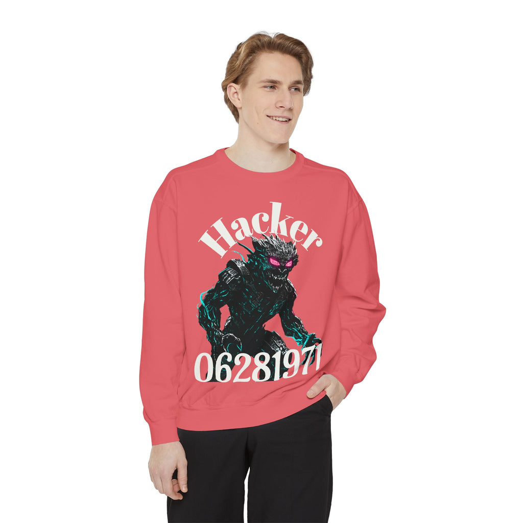 HALLOWEEN Hacker Monster Graphic sweatshirt.