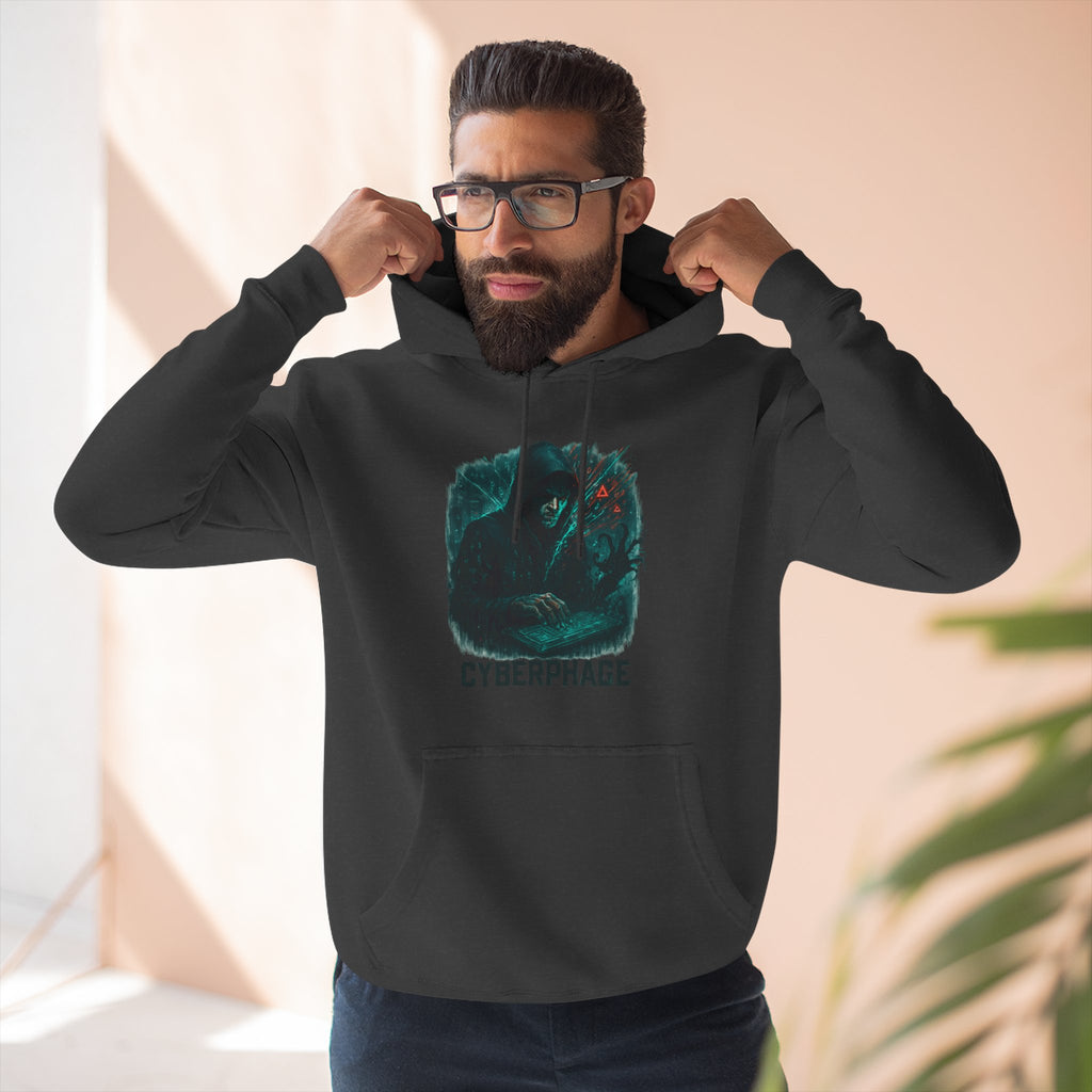 HALLOWEEN Cyberphage Graphic Hoodie | Cozy Fleece Sweatshirt.
