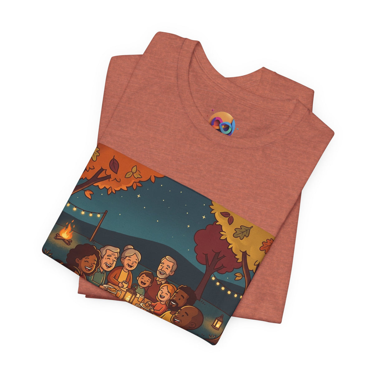 Gather Together T‑Shirt — Cozy Autumn Family Dinner Tee