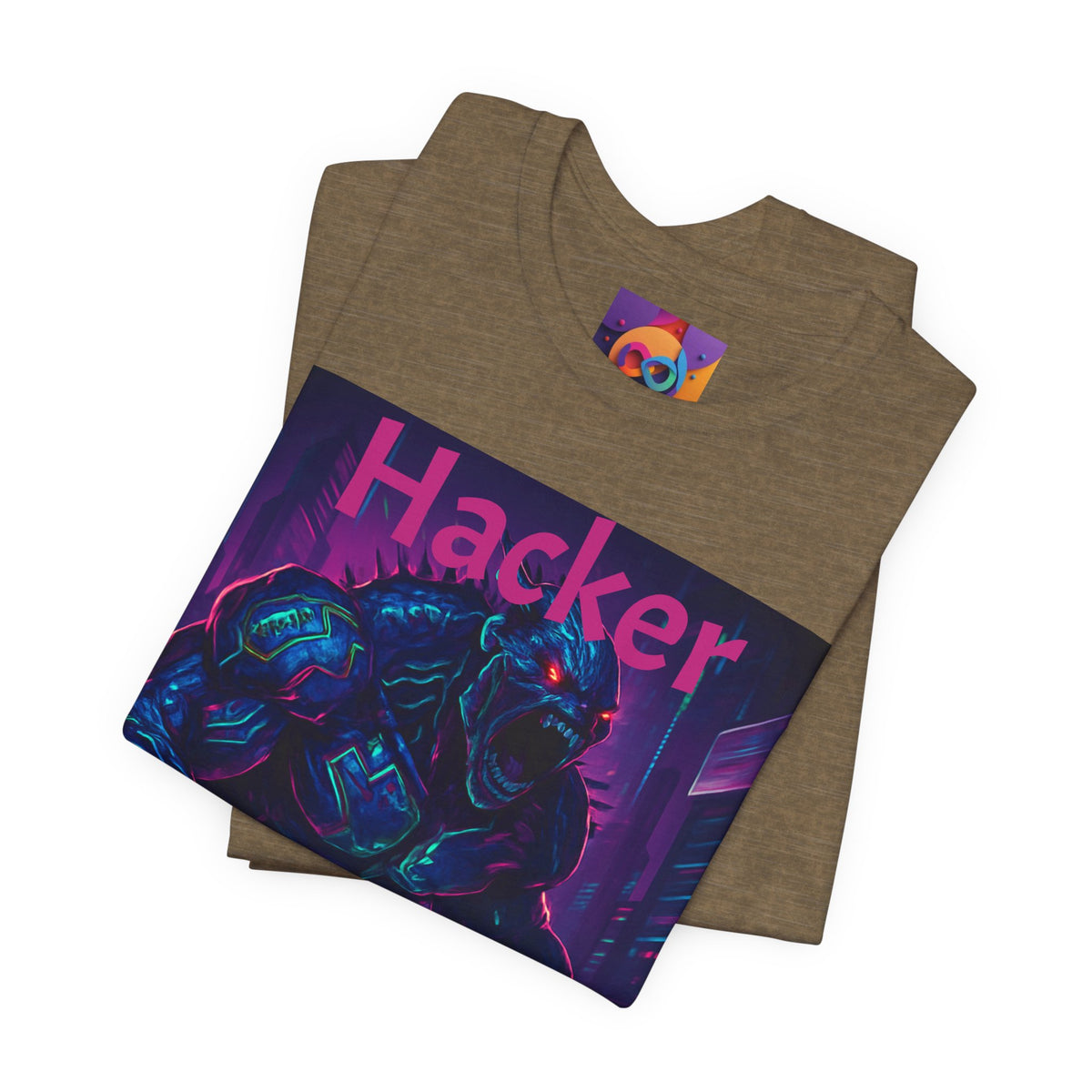 Monster Graphic Tee — '06/28/1971.' Dark Creature Illustration