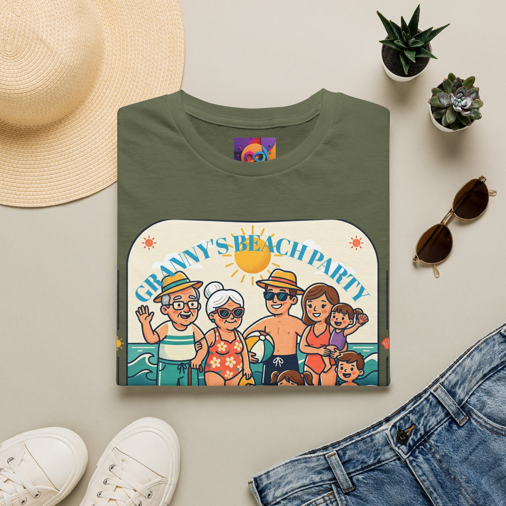 GRANNY’S Beach Party T-Shirt | Family Beach Cartoon Design