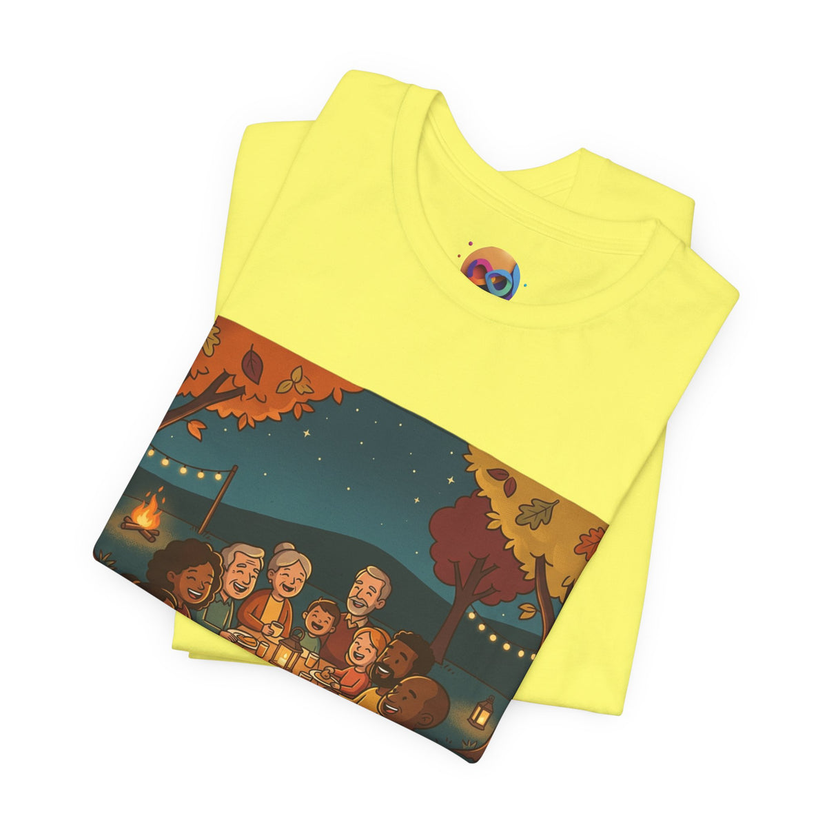 Gather Together T‑Shirt — Cozy Autumn Family Dinner Tee