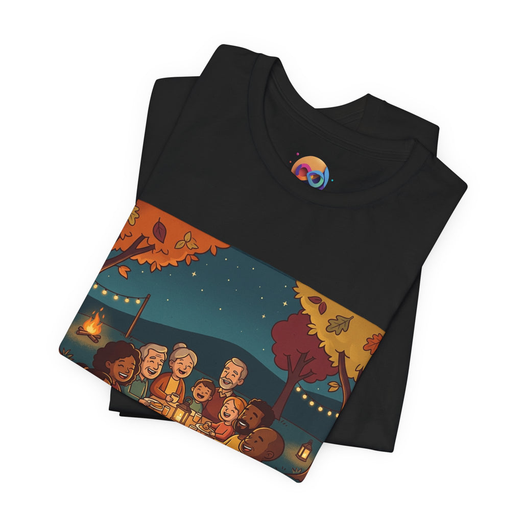 Gather Together T‑Shirt — Cozy Autumn Family Dinner Tee