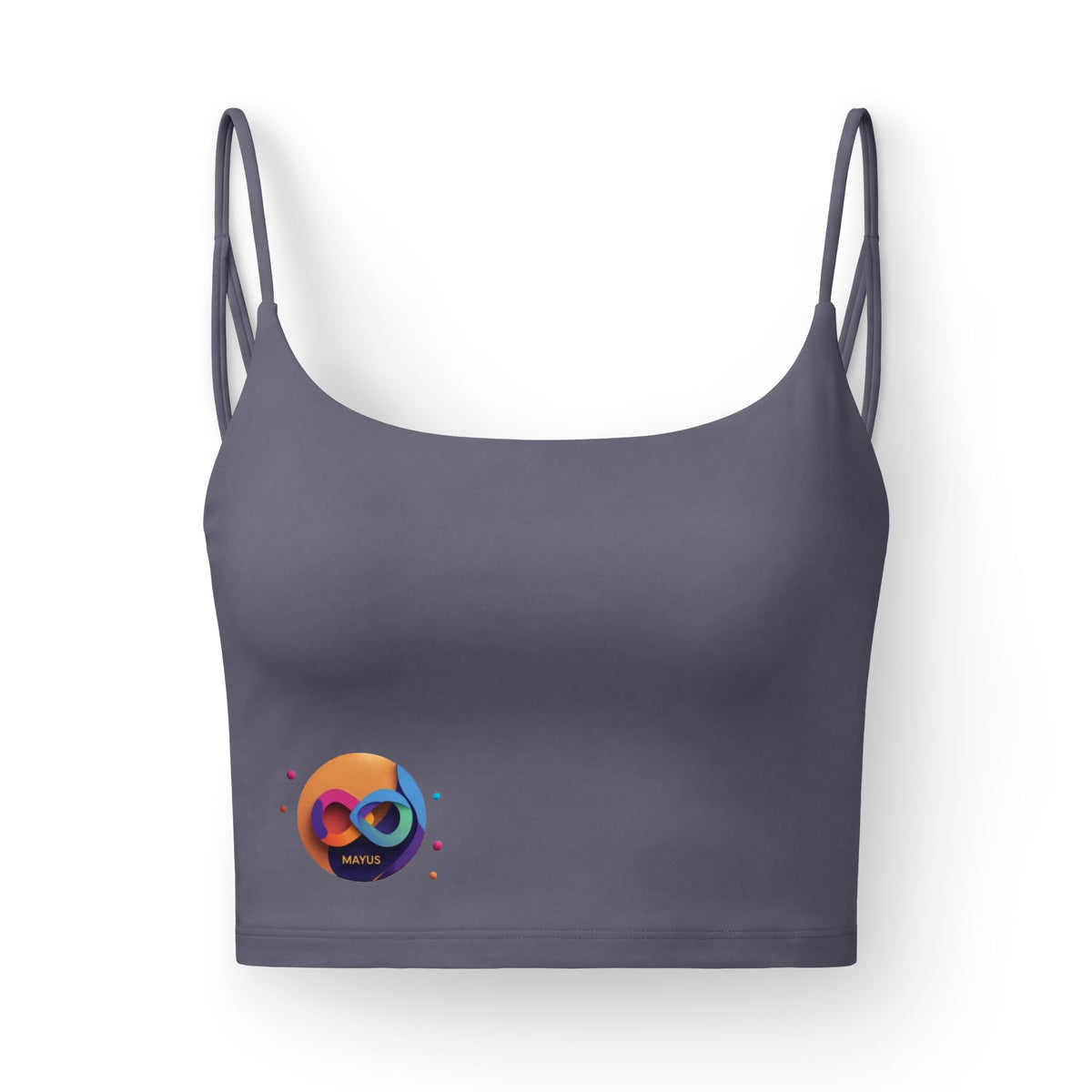 MAYUS LUXES Strappy Crop Bra — Seamless Everyday Support