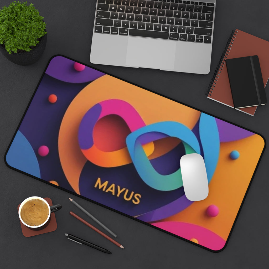 Colorful Infinity Desk Mat — MAYUS Gaming & Office Mousepad