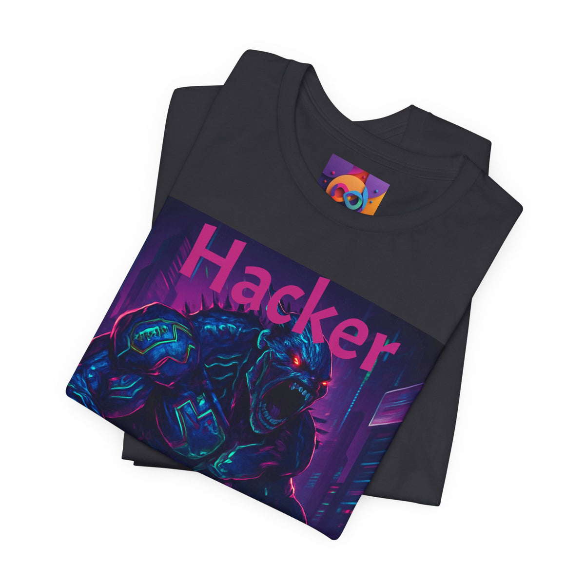 Monster Graphic Tee — '06/28/1971.' Dark Creature Illustration