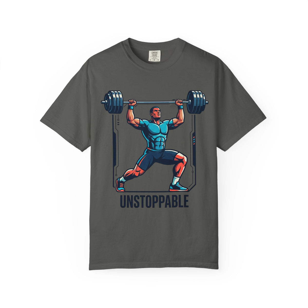 UNSTOPPABLE Weightlifter T-Shirt — Motivational Gym Tee for Fitness Enthusiasts