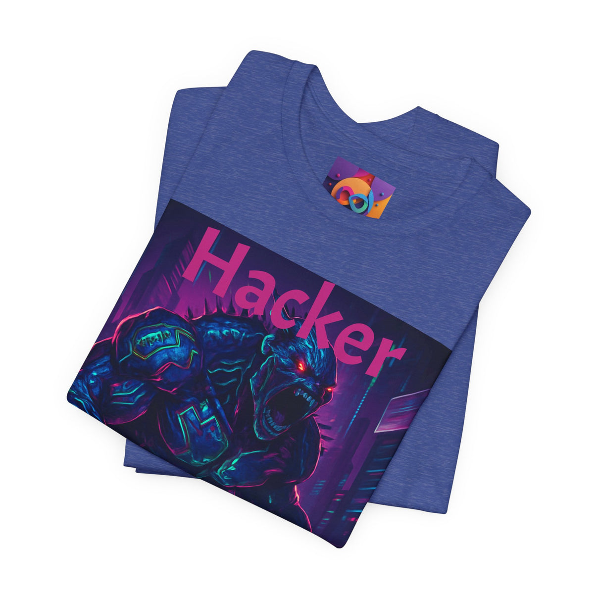 Monster Graphic Tee — '06/28/1971.' Dark Creature Illustration