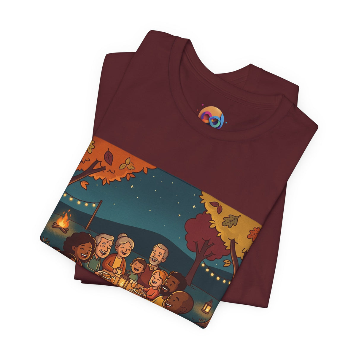 Gather Together T‑Shirt — Cozy Autumn Family Dinner Tee