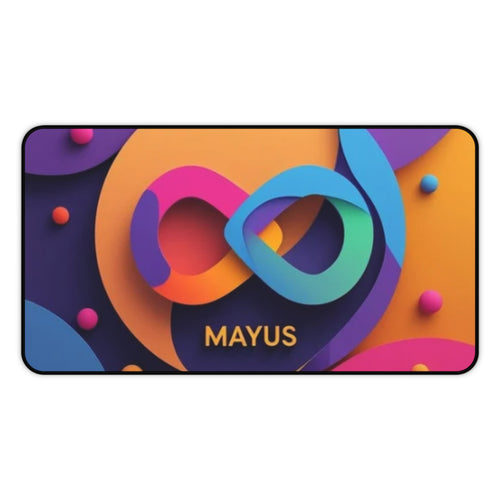 Colorful Infinity Desk Mat — MAYUS Gaming & Office Mousepad