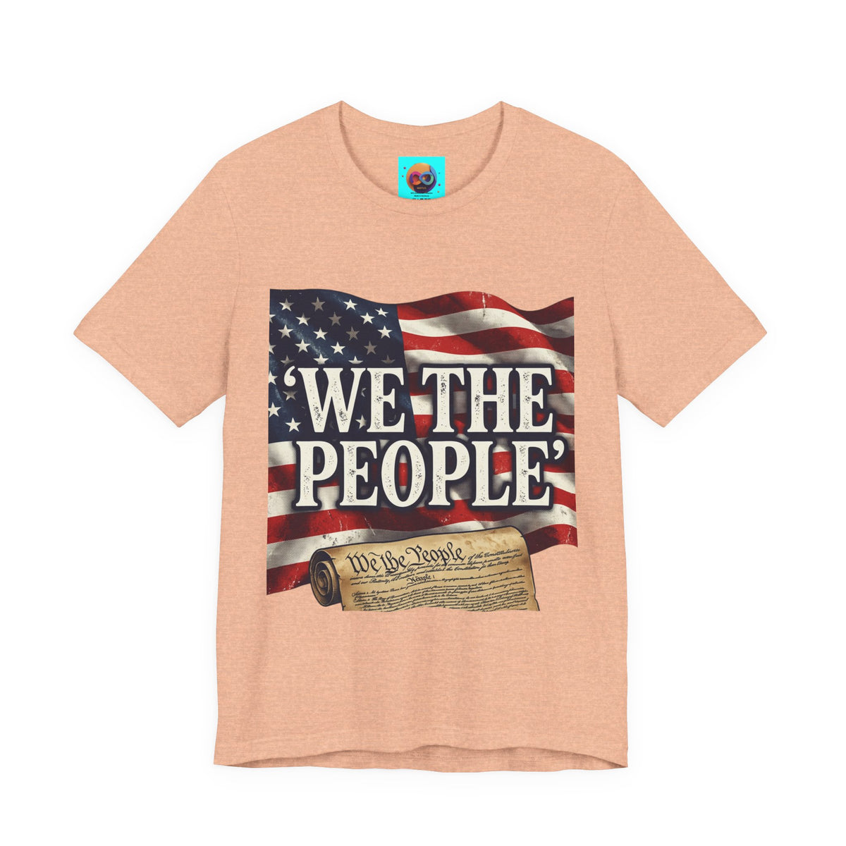 We The People T-Shirt – American Flag & Constitution Graphic Tee