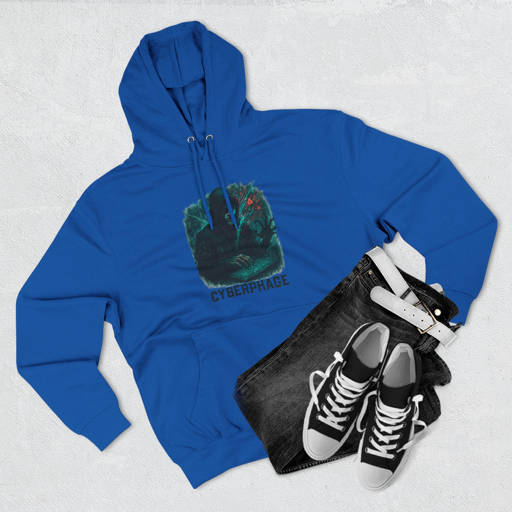 HALLOWEEN Cyberphage Graphic Hoodie | Cozy Fleece Sweatshirt.