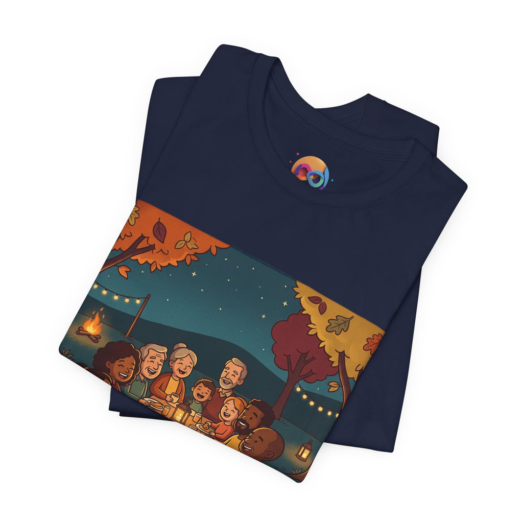 Gather Together T‑Shirt — Cozy Autumn Family Dinner Tee