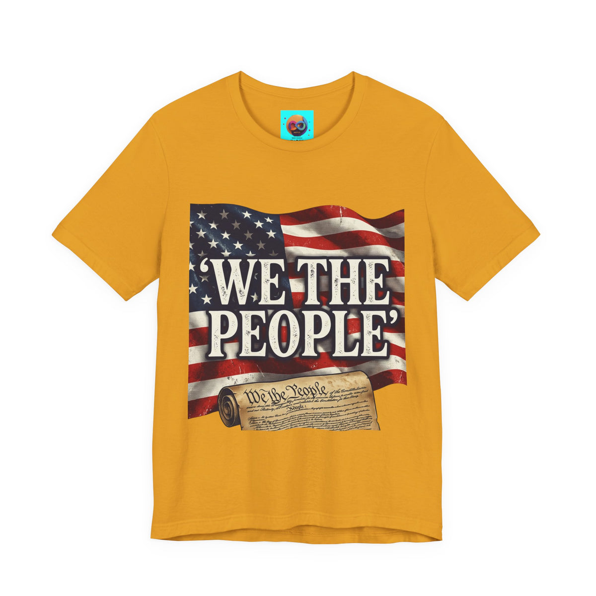 We The People T-Shirt – American Flag & Constitution Graphic Tee