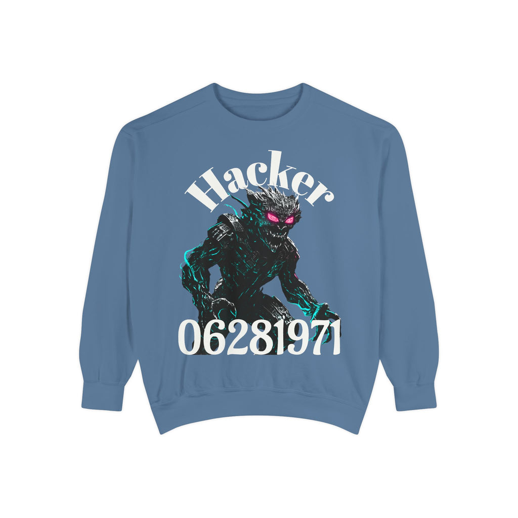 HALLOWEEN Hacker Monster Graphic sweatshirt.