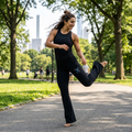UNSTOPPABLE Fitness Pants — Women's NRG Weightlifting Leggings with Small Dumbbell Graphic