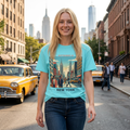 September in New York T-Shirt — Vintage Cityscape Graphic Tee