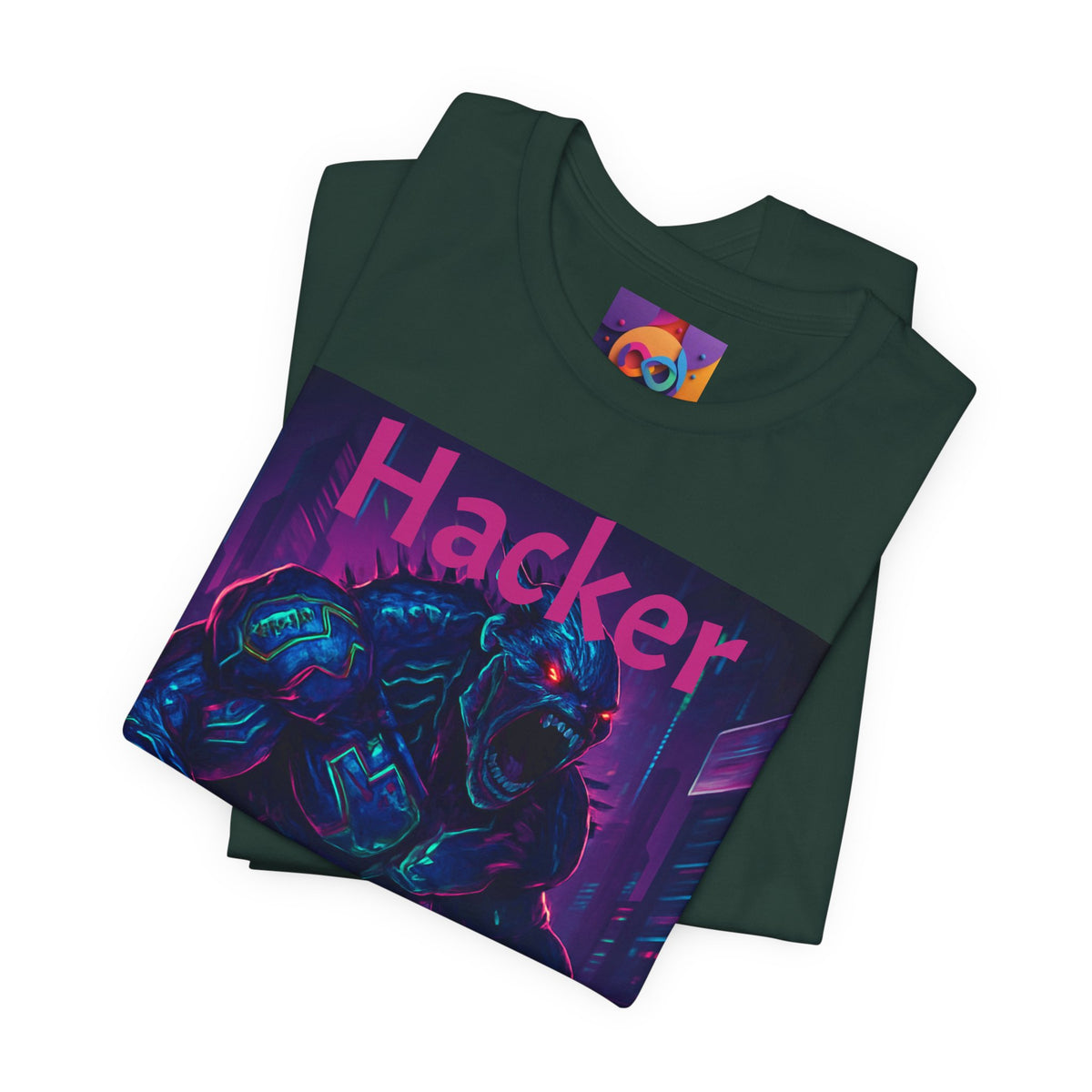 Monster Graphic Tee — '06/28/1971.' Dark Creature Illustration