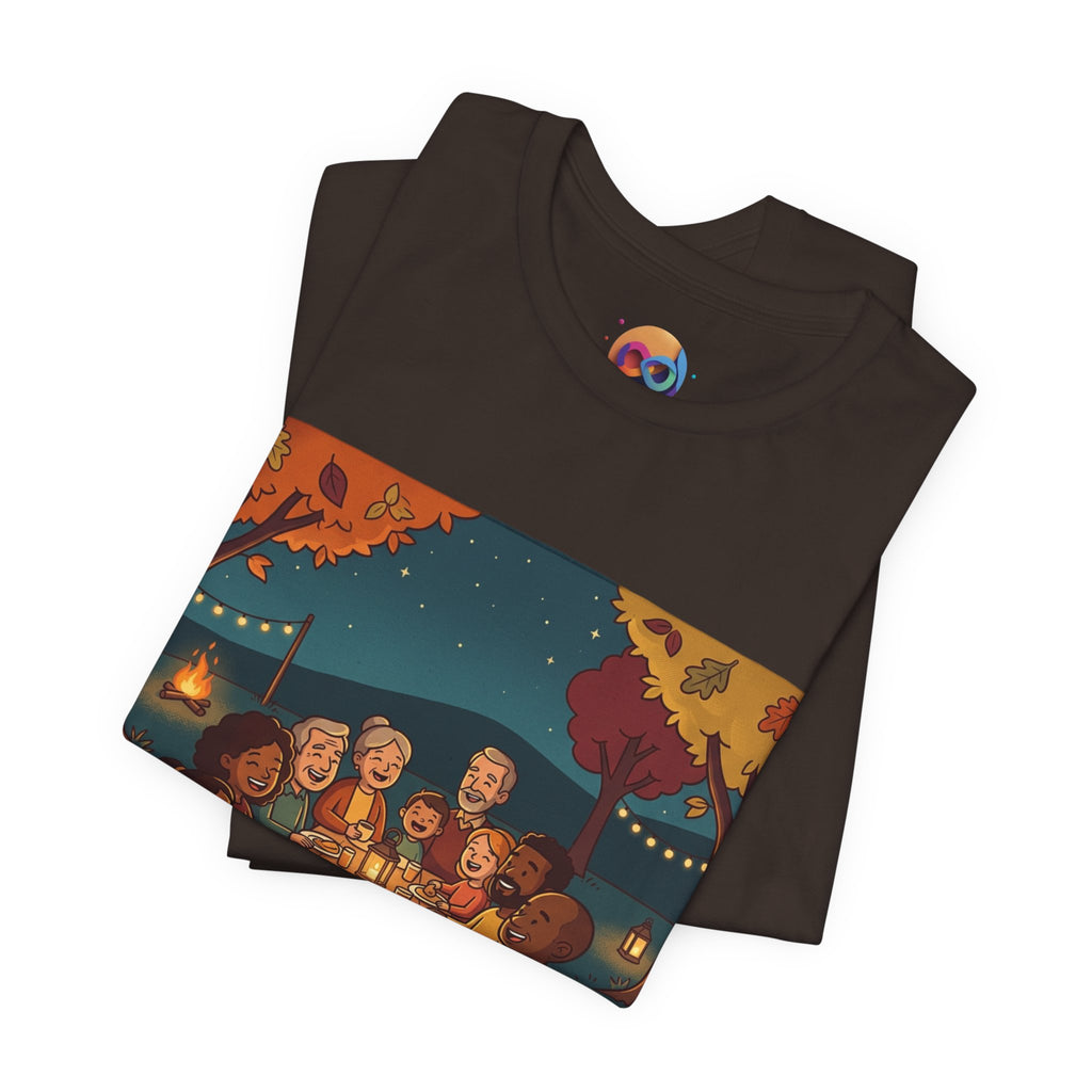 Gather Together T‑Shirt — Cozy Autumn Family Dinner Tee