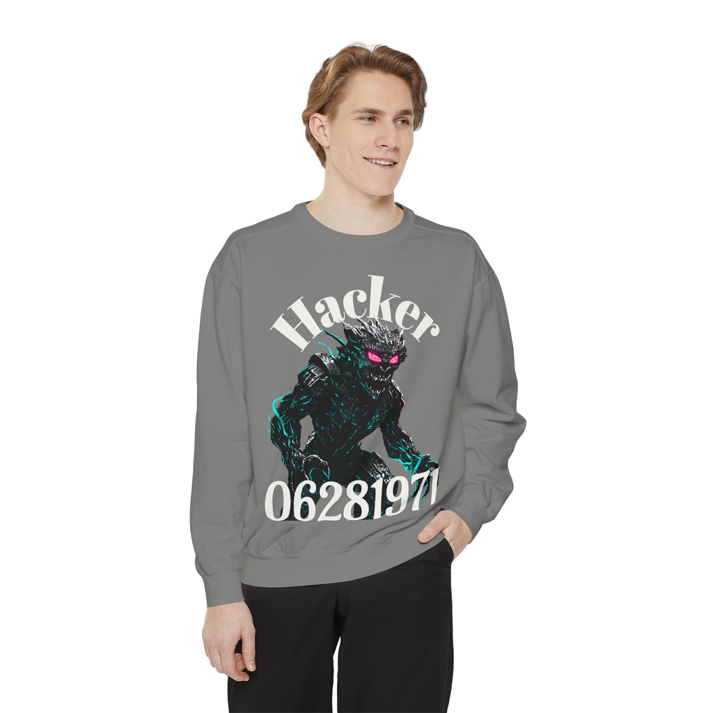 HALLOWEEN Hacker Monster Graphic sweatshirt.