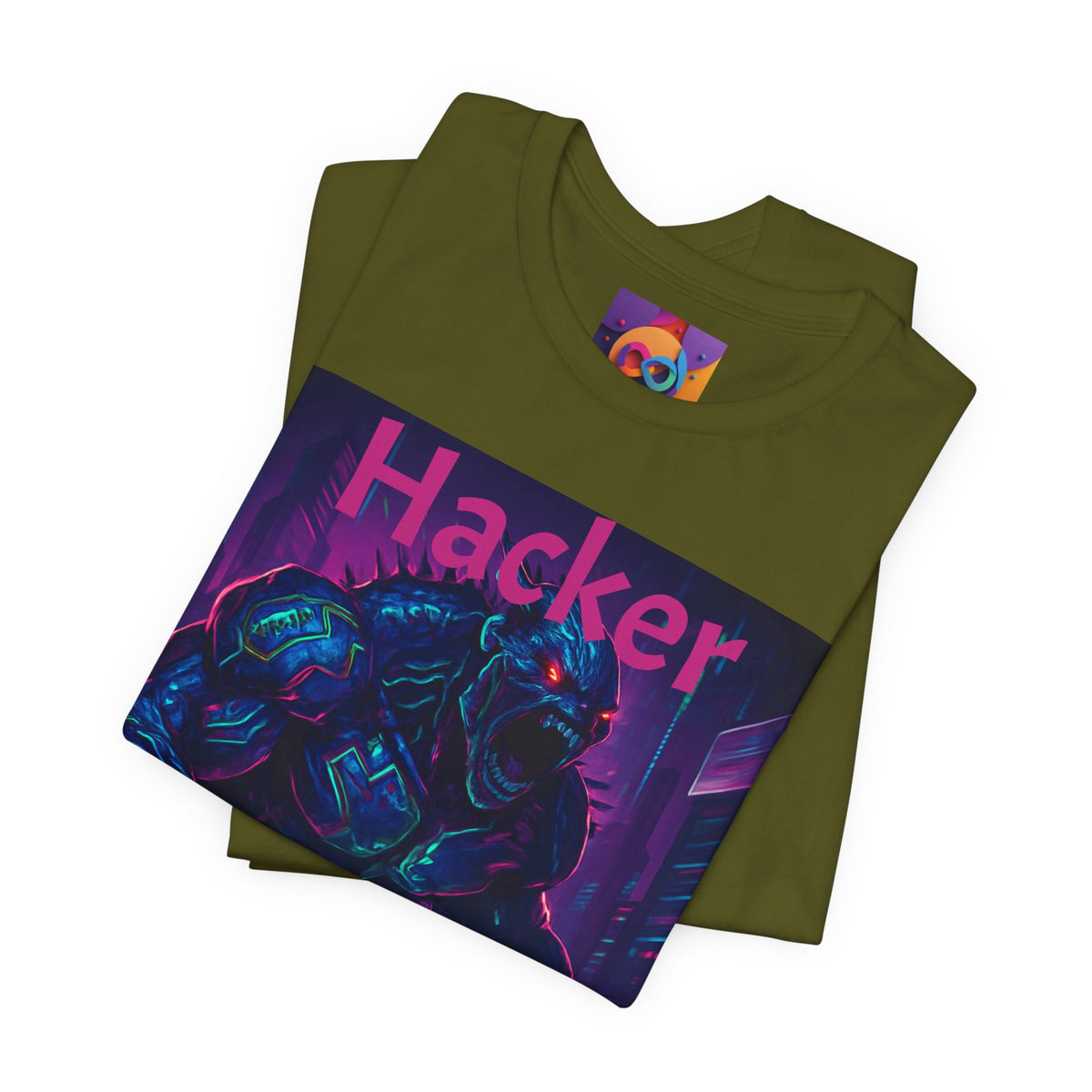Monster Graphic Tee — '06/28/1971.' Dark Creature Illustration