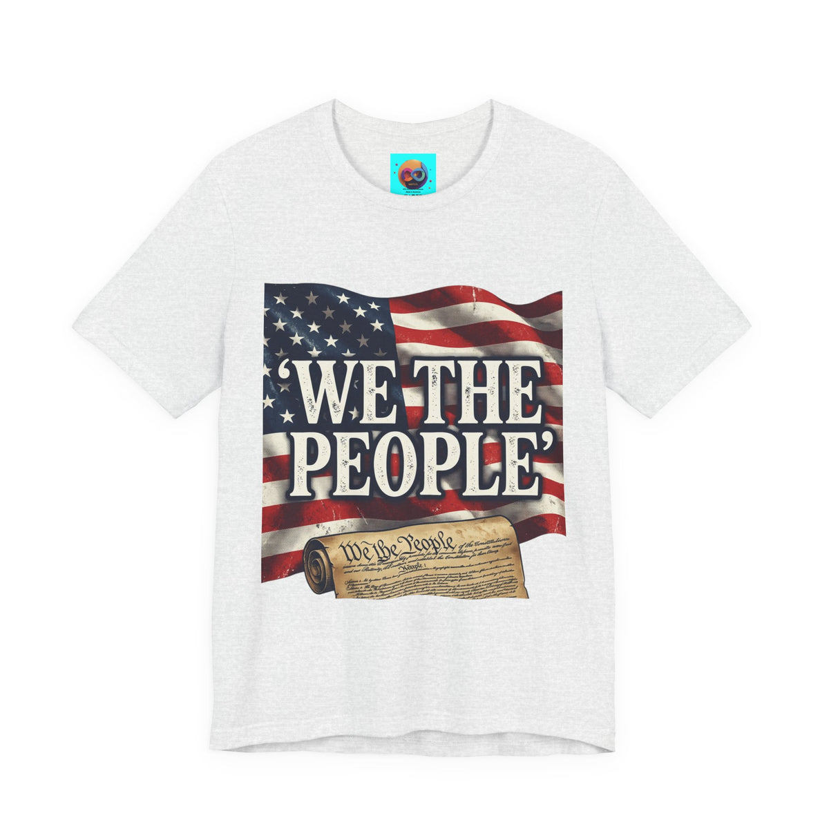 We The People T-Shirt – American Flag & Constitution Graphic Tee