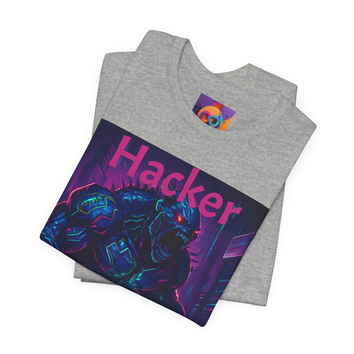 Monster Graphic Tee — '06/28/1971.' Dark Creature Illustration