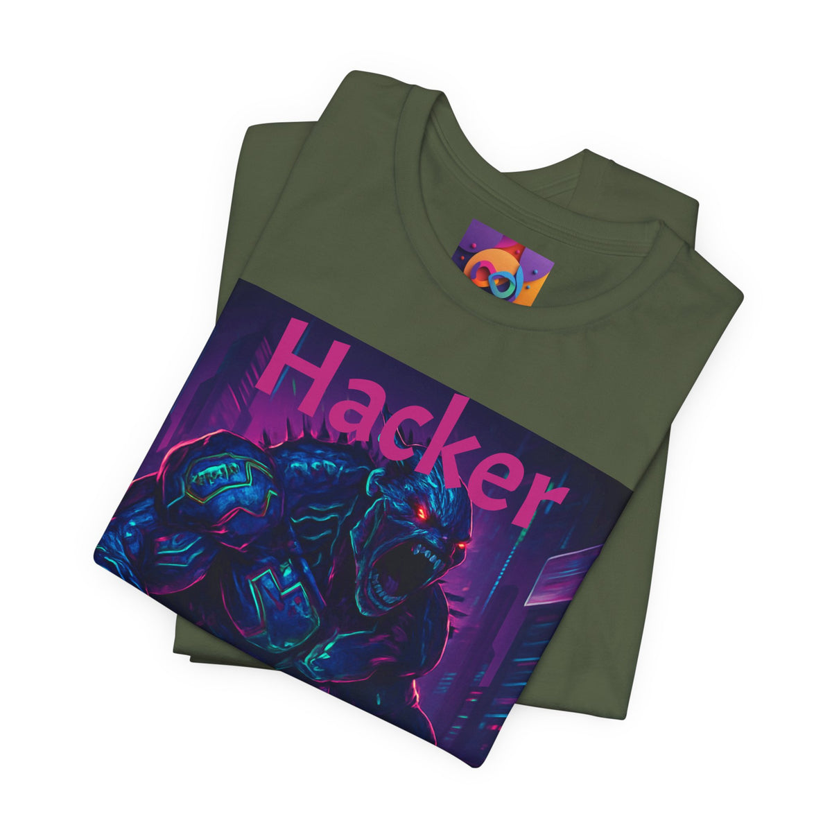 Monster Graphic Tee — '06/28/1971.' Dark Creature Illustration