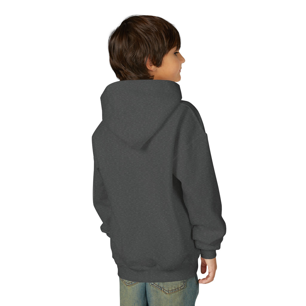 HALLOWEEN Youth Hoodie — Cozy Autumn Cabin Night Illustration