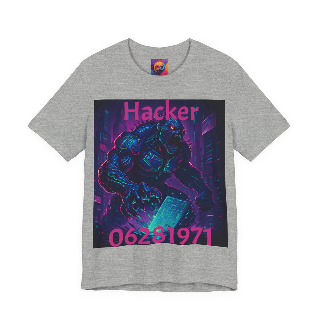 Monster Graphic Tee — '06/28/1971.' Dark Creature Illustration
