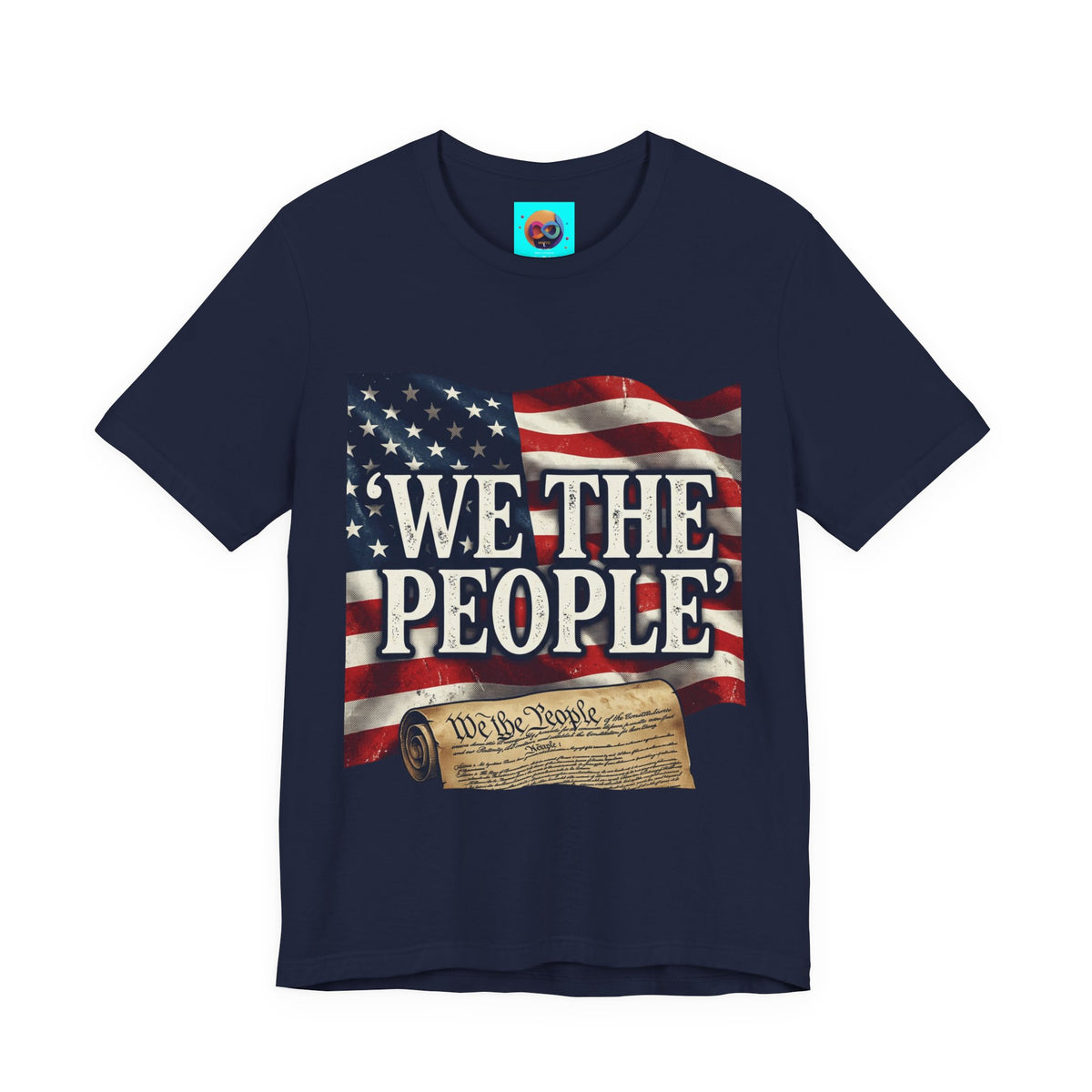 We The People T-Shirt – American Flag & Constitution Graphic Tee