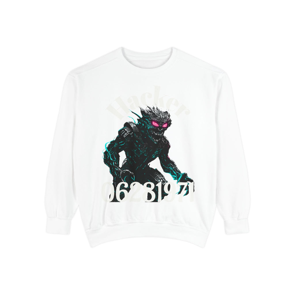 HALLOWEEN Hacker Monster Graphic sweatshirt.