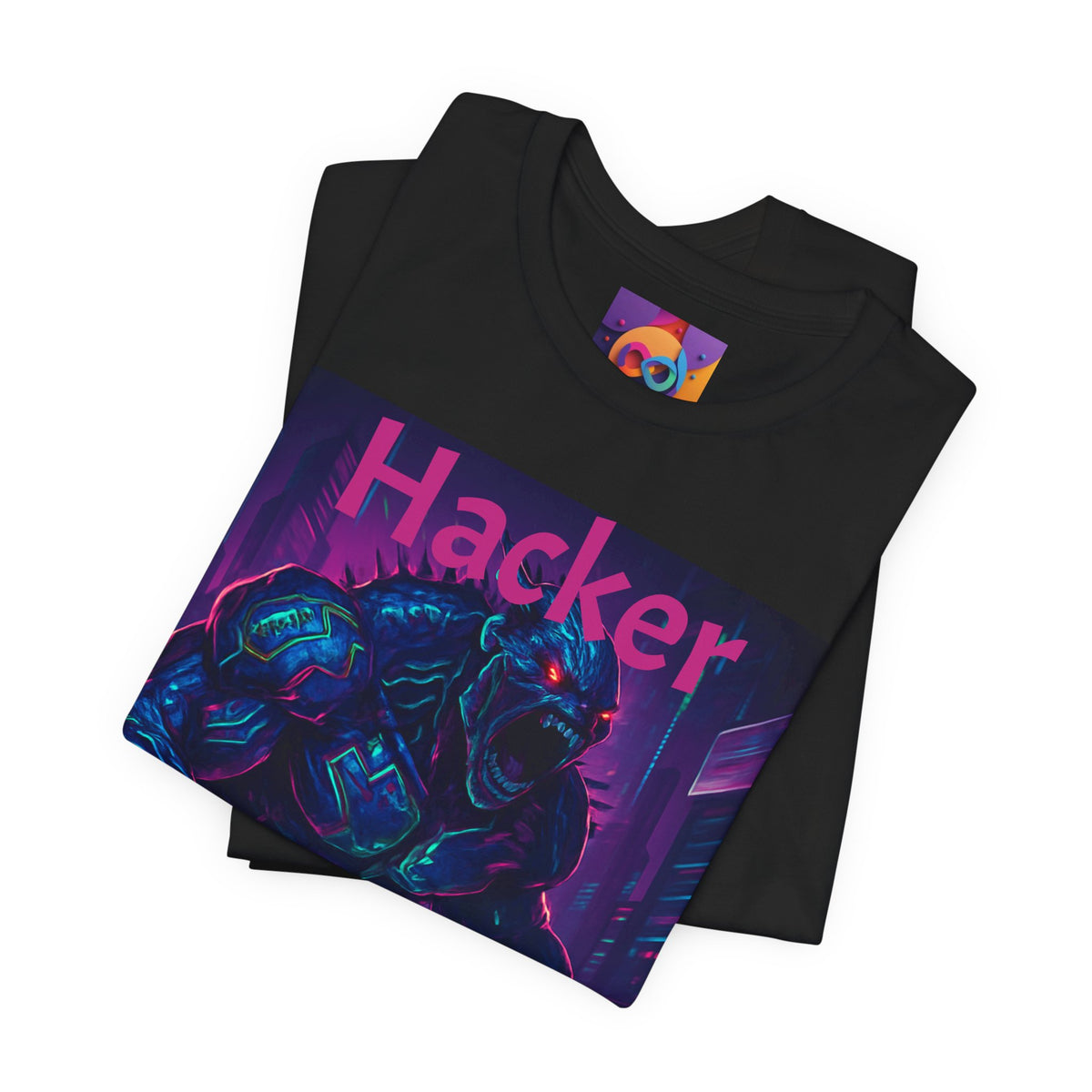 Monster Graphic Tee — '06/28/1971.' Dark Creature Illustration