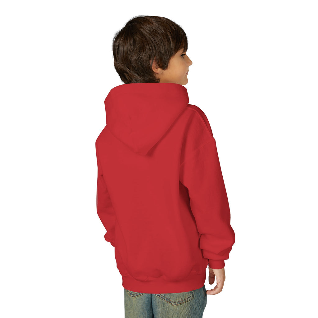 HALLOWEEN Youth Hoodie — Cozy Autumn Cabin Night Illustration