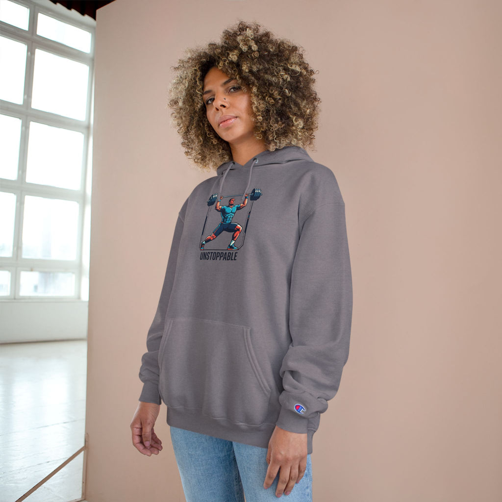 UNSTOPPABLE Weightlifter Hoodie — Champion Athletic Motivational Pullover