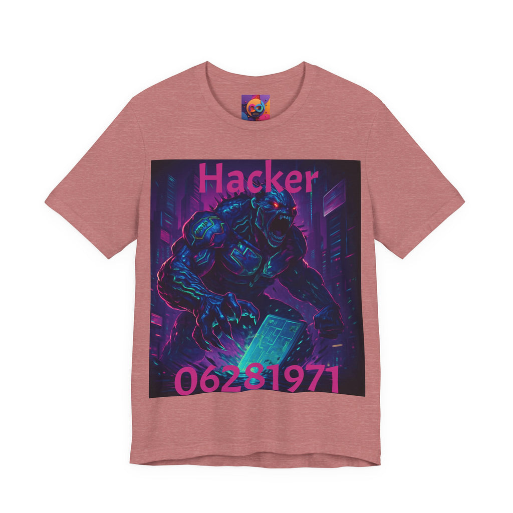 Monster Graphic Tee — '06/28/1971.' Dark Creature Illustration