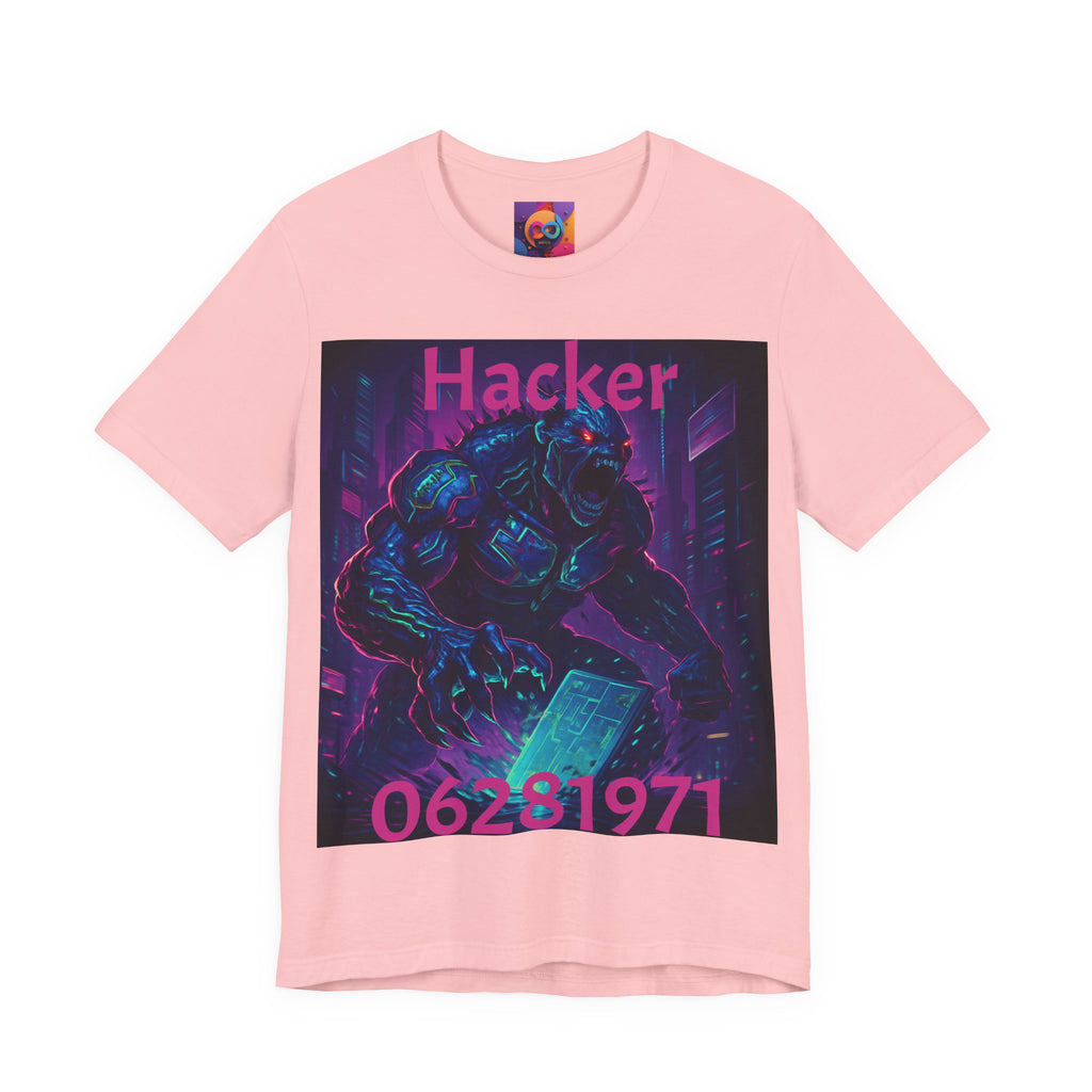 Monster Graphic Tee — '06/28/1971.' Dark Creature Illustration