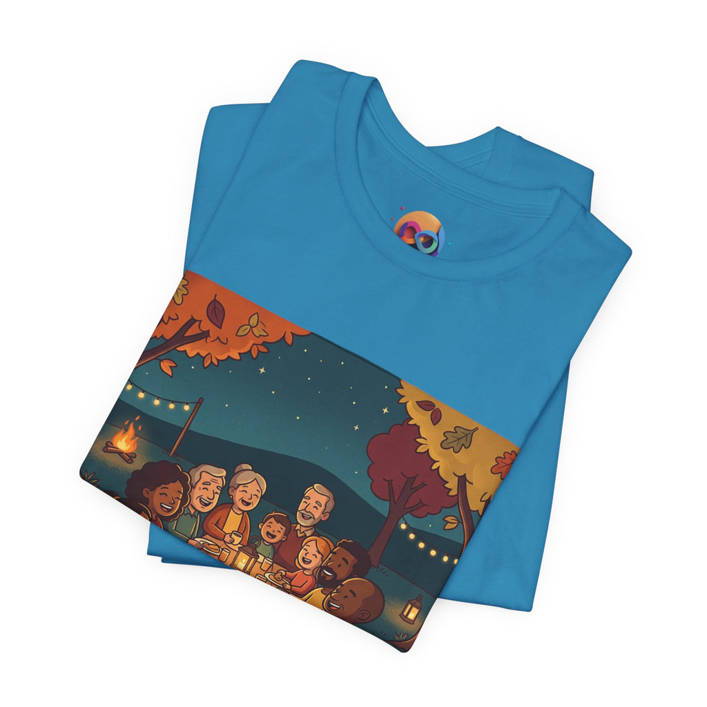 Gather Together T‑Shirt — Cozy Autumn Family Dinner Tee